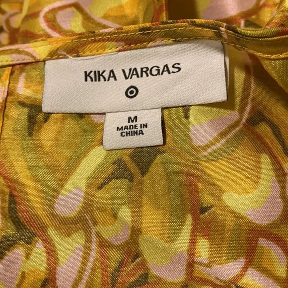 KIKA VARGAS for TARGET NWOT Mum Floral Puff Sleeve Mini Dress - Picture 8 of 10